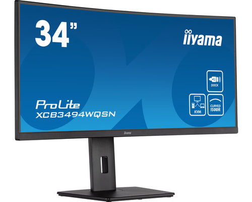 iiyama ProLite XCB3494WQSN-B5 LED display 86.4 cm (34 iiyama ProLite XCB3494WQSN-B5 LED display 86.4 cm (34